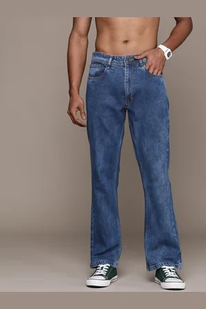 Roadster The Lifestyle Co. Men Light Fade Stretchable Bootcut Jeans