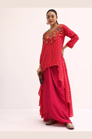 KALKI Fashion Embroidered Kurta Set