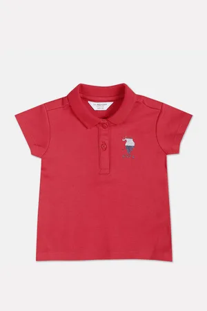 Ralph Lauren Girls Polo Collar Pure Cotton T-shirt