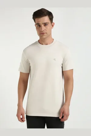 Calvin Klein Men Solid Round Neck Cotton T-shirt