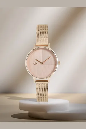 DressBerry Women Rose Gold-Toned Analogue Watch MFB-PN-WTH-5950L