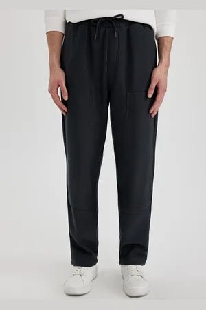 DeFacto Men Regular Fit Mid-Rise Trouser