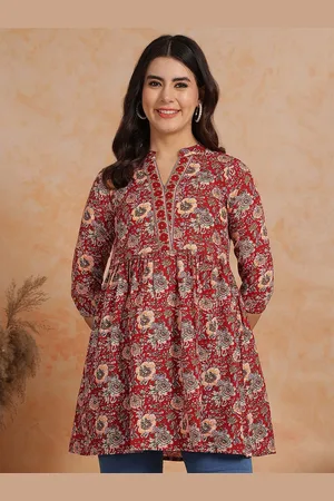 Antaran Mandarin Collar Printed Tunic