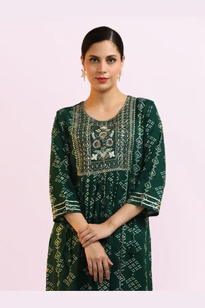Jaipur Women Ethnic Motifs Thread Work Kurta