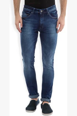 LocoMotive Men Blue Slim Fit Mid-Rise Clean Look Jeans