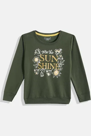 Eteenz Girls Printed Premium Cotton Sweatshirt