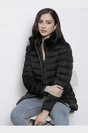 Geox Women Black Lightweight Puffer Jacket