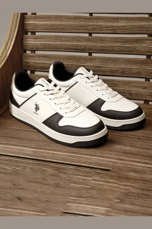 U.S. Polo Assn. Men Colourblocked PU Sneakers