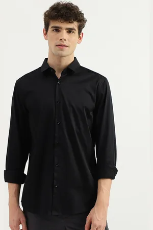 Benetton Slim Fit Opaque Casual Shirt