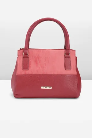 Caprese Colourblocked Structured Handheld Bag