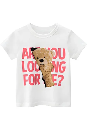 BAESD Girls Printed Applique T-shirt
