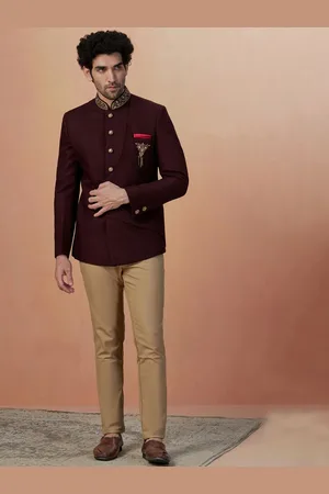 Manyavar Men Traditional Indo-Western Sherwani Set