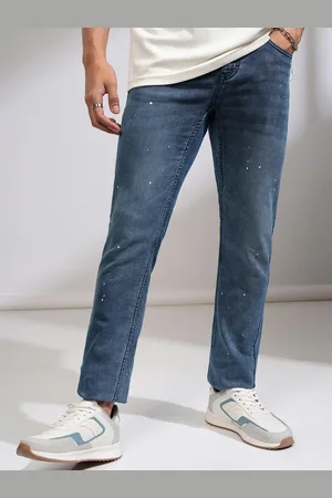 Highlander Men Tapered Fit Light Fade Stretchable Jeans