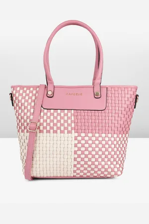 Caprese Textured Structured Shoulder Bag