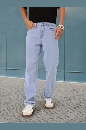 Kook N Keech Men Classic Grunge Light Fade Relaxed Fit Jeans