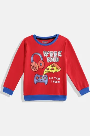 Eteenz Boys Printed Sweatshirt