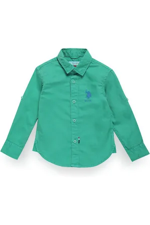 Ralph Lauren Boys Classic Spread Collar Pure Cotton Opaque Casual Shirt