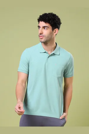 TECHNOSPORT Men Polo Collar Anti Static Slim Fit T-shirt