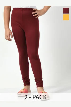 KAYU Girls Pack Of 2 Ankle Length Leggings