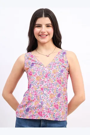Berrylush Floral Print Top