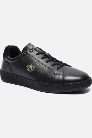 Louis Philippe Men Colourblocked Leather Sneakers