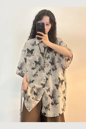 DressBerry Printed Shirt Style Top
