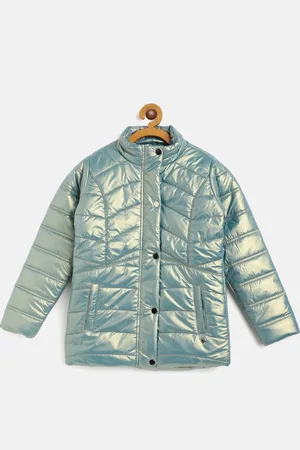 Monte Carlo Girls Green Sheen Effect Padded Jacket