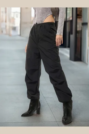 Bewakoof Women Baggy Oversized Parachute Pants