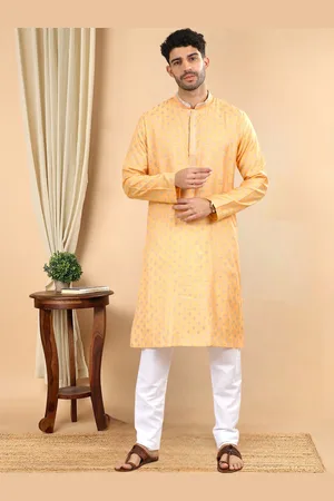 TATTVA Ethnic Motifs Printed Mandarin Collar Kurta