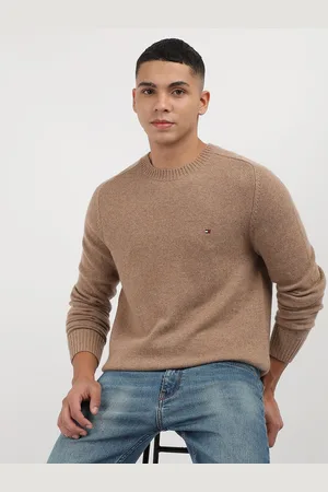 Tommy Hilfiger Men Ribbed Round Neck Woollen Pullover