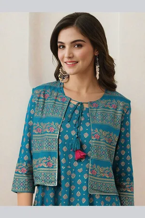 Ishin Women Ethnic Motifs Printed Regular Kurta with Trousers & With Dupatta