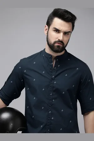 Roadster The Life Co. Pure Cotton Printed Casual Shirt