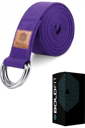BOLDFIT Purple Solid Stretching Yoga Belt