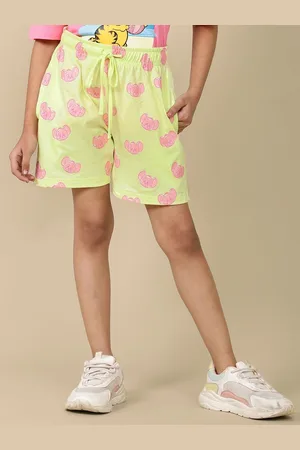 Kidsville Girls Tom & Jerry Printed Pure Cotton Regular Shorts