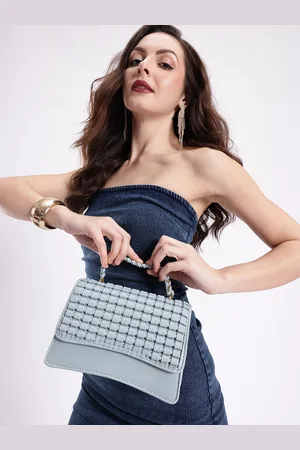 DressBerry Textured Structured Satchel