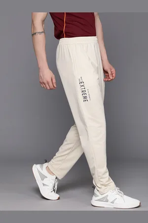 HRX Men Lifestyle Track Pants With Placement Typography