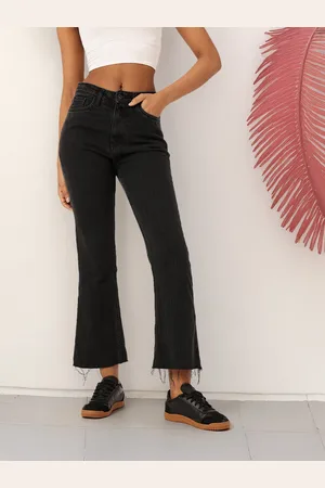 DressBerry Women Urban Timeless Slim Flared Jeans