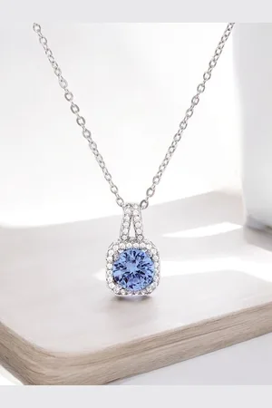 FÁBULA Cubic Zirconia Stone Studded Necklace