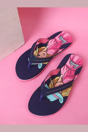 Kidsville Girls Barbie Printed Flip-Flop