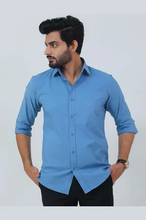 Blue Bird Spread Collar Classic Formal Shirt