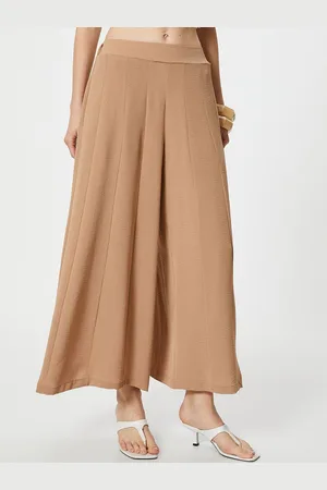 Koton Women Flared Parallel Trousers