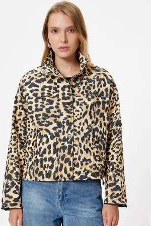 Koton Women Animal Skin Printed Tailored Jacket