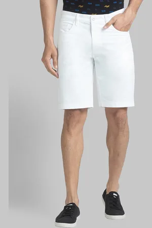Parx Men Mid-Rise Denim Shorts