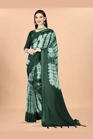 Kalini Tie and Dye Satin Saree