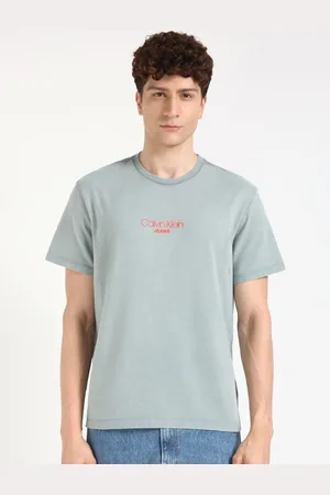 Calvin Klein Men Typography Applique T-shirt