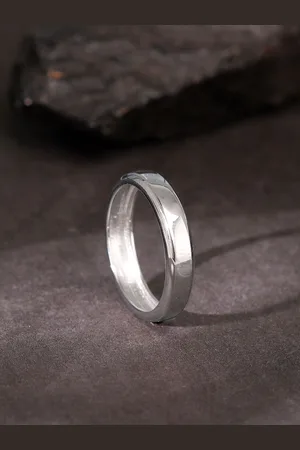 GIVA 925 Silver Rhodium-Plated Resilient Ring For Him
