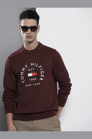 Tommy Hilfiger Pure Cotton Brand Logo Embroidered Sweatshirt