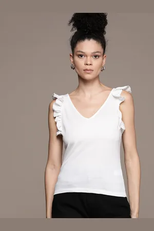 Roadster The Lifestyle Co. V-Neck Flutter Sleeve Top