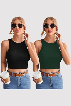 Mast & Harbour Cotton Crop Top