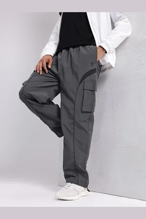 HRX Men Lifestyle Rapid-Dry Cargo-Style Joggers